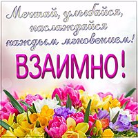 Красивая открытка взаимно