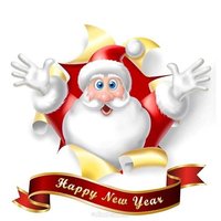 Новогодняя открытка сша