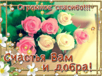 Огромное спасибо