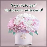 Открытка чудесного дня прекрасного настроения