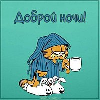 Открытка доброй ночи с юмором