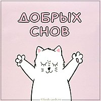 Открытка добрых снов прикольная