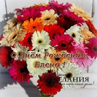 Открытка красивая поздравительная с днем рождения Елена
