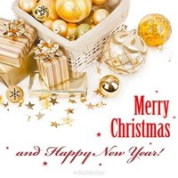 Открытка merry christmas бесплатно