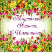 Открытка Никите на именины