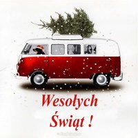 Открытка польский новый год