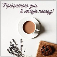 Открытка прекрасного дня в любую погоду