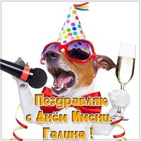 Открытка с днем имени Галина