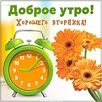 Открытка с днем недели вторник