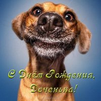 Открытка с днем рождения дочери прикольная
