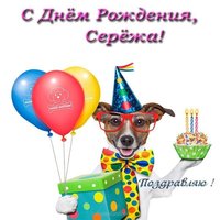 Открытка с днем рождения Сережа прикольная