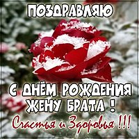 Открытка с днем рождения снохе жене брата