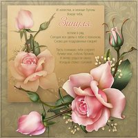 Открытка с днем Зинули