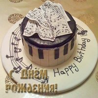 Открытка с днём рождения учителю музыки