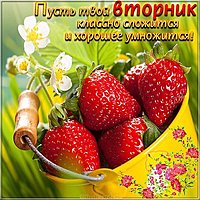 Открытка с добрым днем вторника