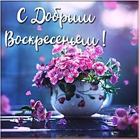 Открытка с добрым воскресеньем