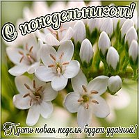 Открытка с весенним понедельником