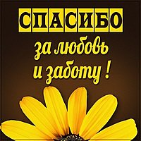 Открытка спасибо за любовь и заботу