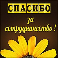 Открытка спасибо за сотрудничество