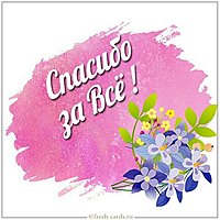 Открытка спасибо за все мужчине