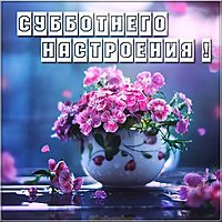Открытка субботнего настроения