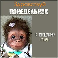 Открытка здравствуй понедельник
