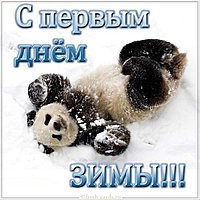 Первый день зимы открытка прикольная
