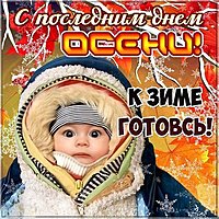 Последний день осени смешная картинка