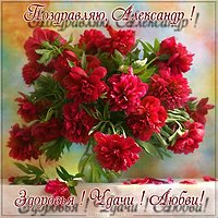Поздравление Александру открытка