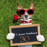 Поздравление с 30 открытка
