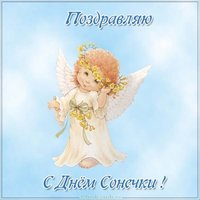 Поздравление с днем Сонечки в картинке