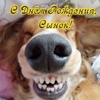 Прикольная открытка с днем рождения сына