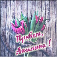 Привет Ангелина в картинке
