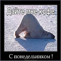 С добрым понедельником картинка прикольная