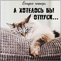 Сегодня четверг картинка прикольная