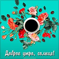 Виртуальная картинка доброе утро солнце