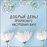 Виртуальная открытка добрый день прекрасного настроения вам
