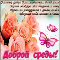 Доброй среды прикольная картинка красивая