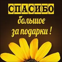 Картинка большое спасибо за подарки