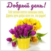 Картинка добрый день с надписью девушке