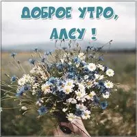 Картинка доброе утро Алсу
