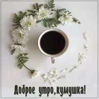 Картинка доброе утро кумушка