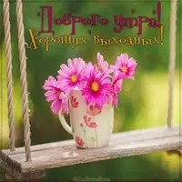 Картинка доброе утро выходного дня прикольная