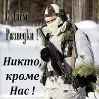 Картинка на день разведки с поздравлением никто кроме нас