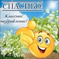 Картинка с благодарностью спасибо за поздравления