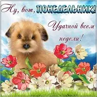 Картинка с понедельником и удачной недели
