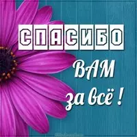 Картинка спасибо вам за все