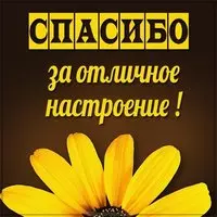 Картинка спасибо за отличное настроение