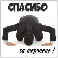Картинка спасибо за терпение