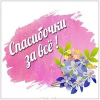 Картинка спасибочки за все
